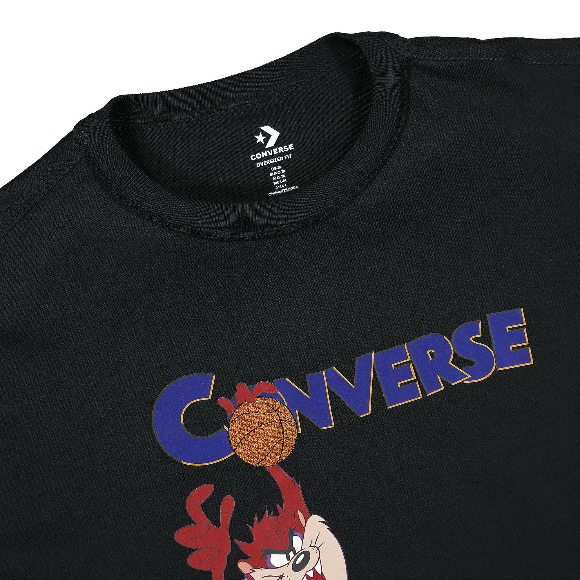 Converse Space Jam x Converse A New Legacy Tee Black T-Shirts Close-up | Overkill
