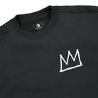 Converse Basquiat x Converse Fleece Pullover Black Sweatshirts Close-up | Overkill