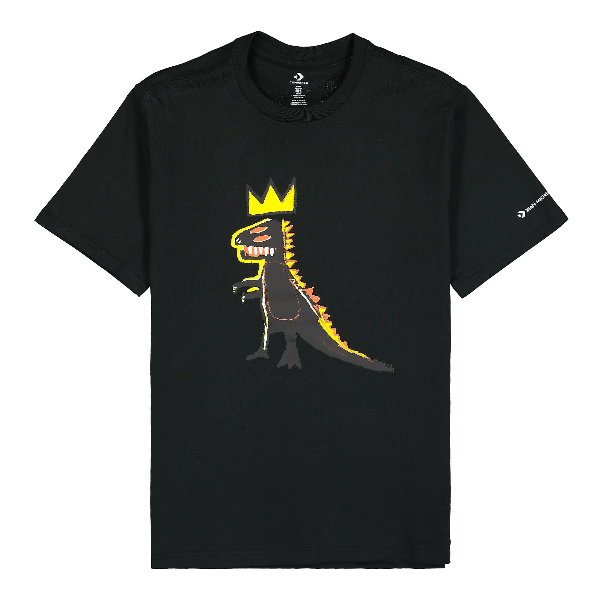 Converse Basquiat x Converse Graphic Tee Black T-Shirts 10023144-A02 | Overkill