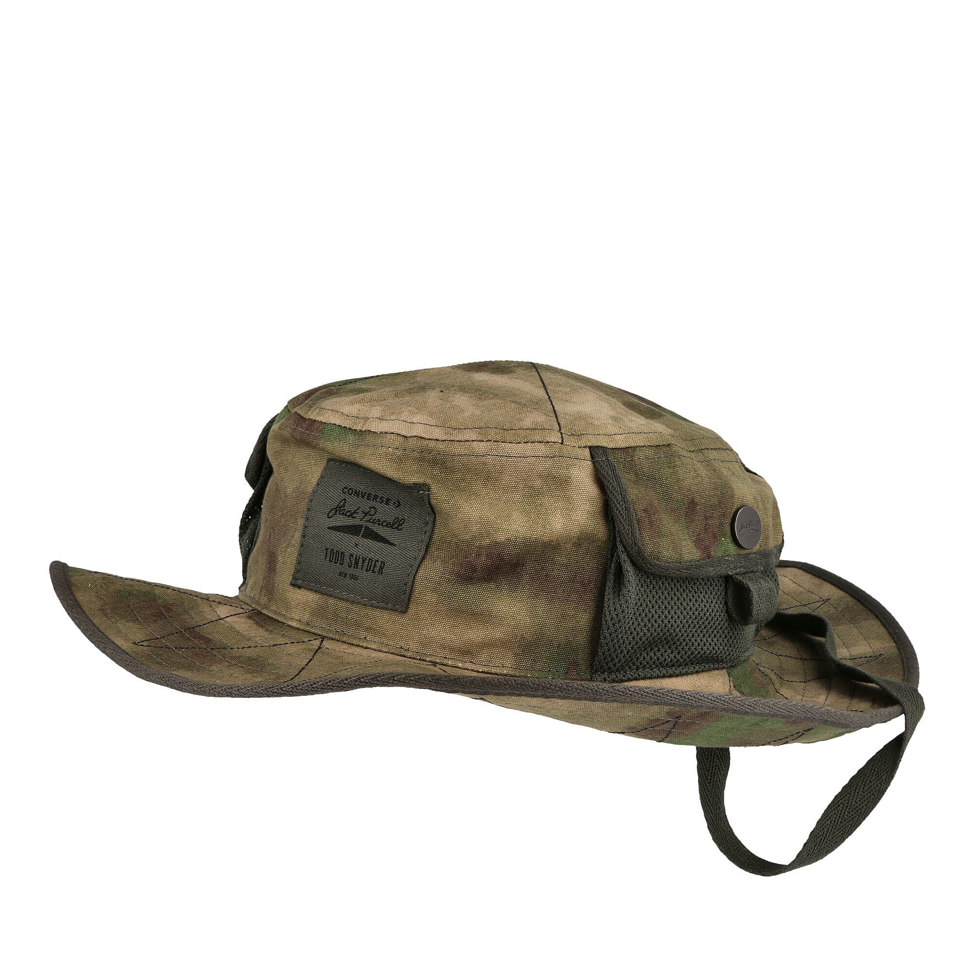 Converse Todd Snyder x Converse Jack Purcell Boonie Hat Olive / Chocolate - Camo Bucket Hats 10023355-A01 | Overkill