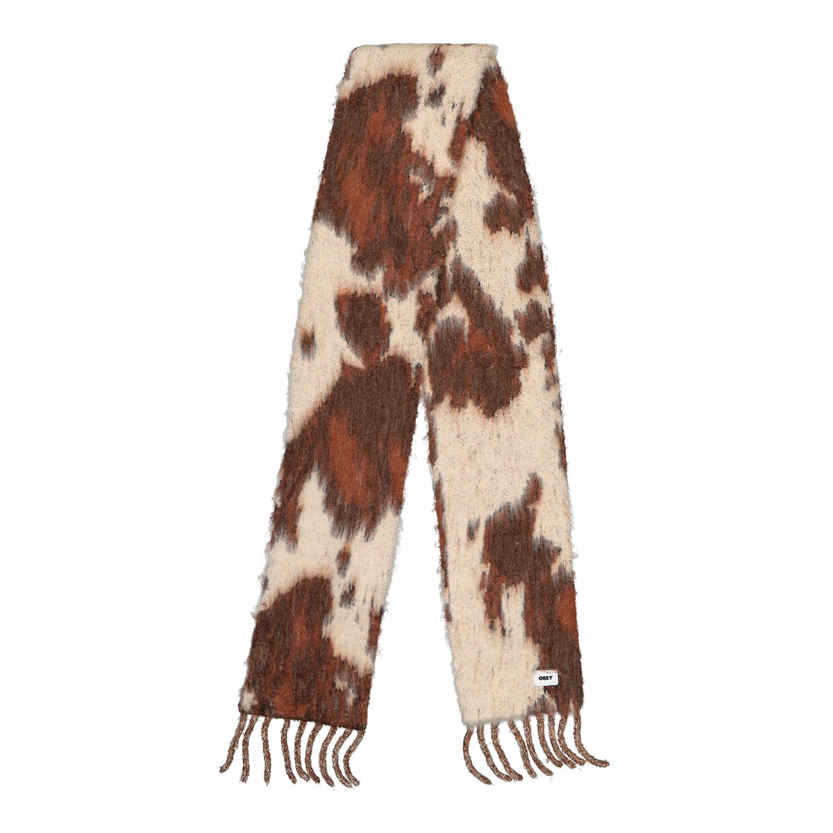 Obey Max Scarf Cow Multi Scarves 100240018-COW | Overkill
