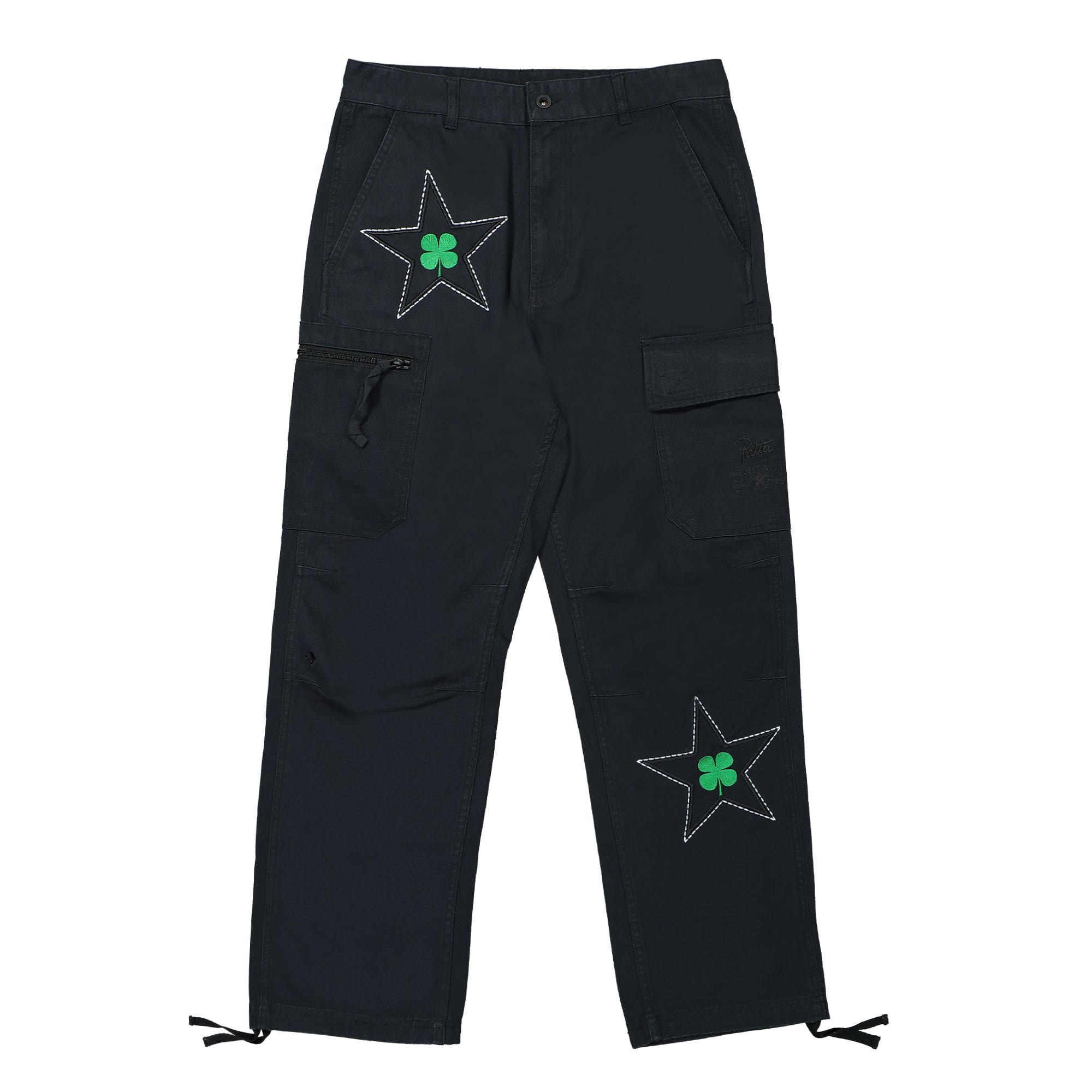 Converse Patta x Converse Four-Leaf Clover Cargo Pant Black Cargo Pants 10024666-A01 | Overkill