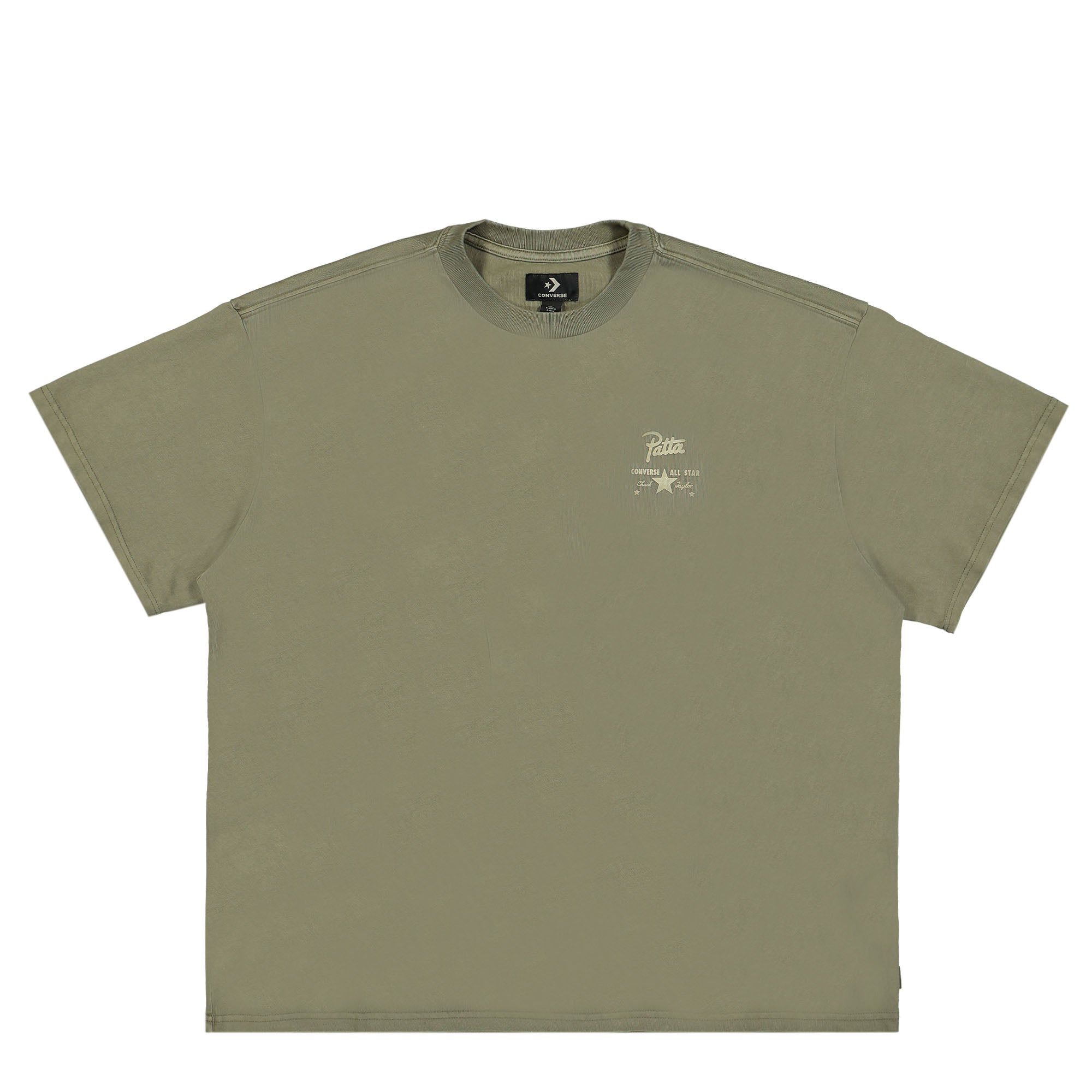 Converse Patta x Converse Four-Leaf Clover SS Tee Burnt Olive T-Shirts 10024663-A02 | Overkill
