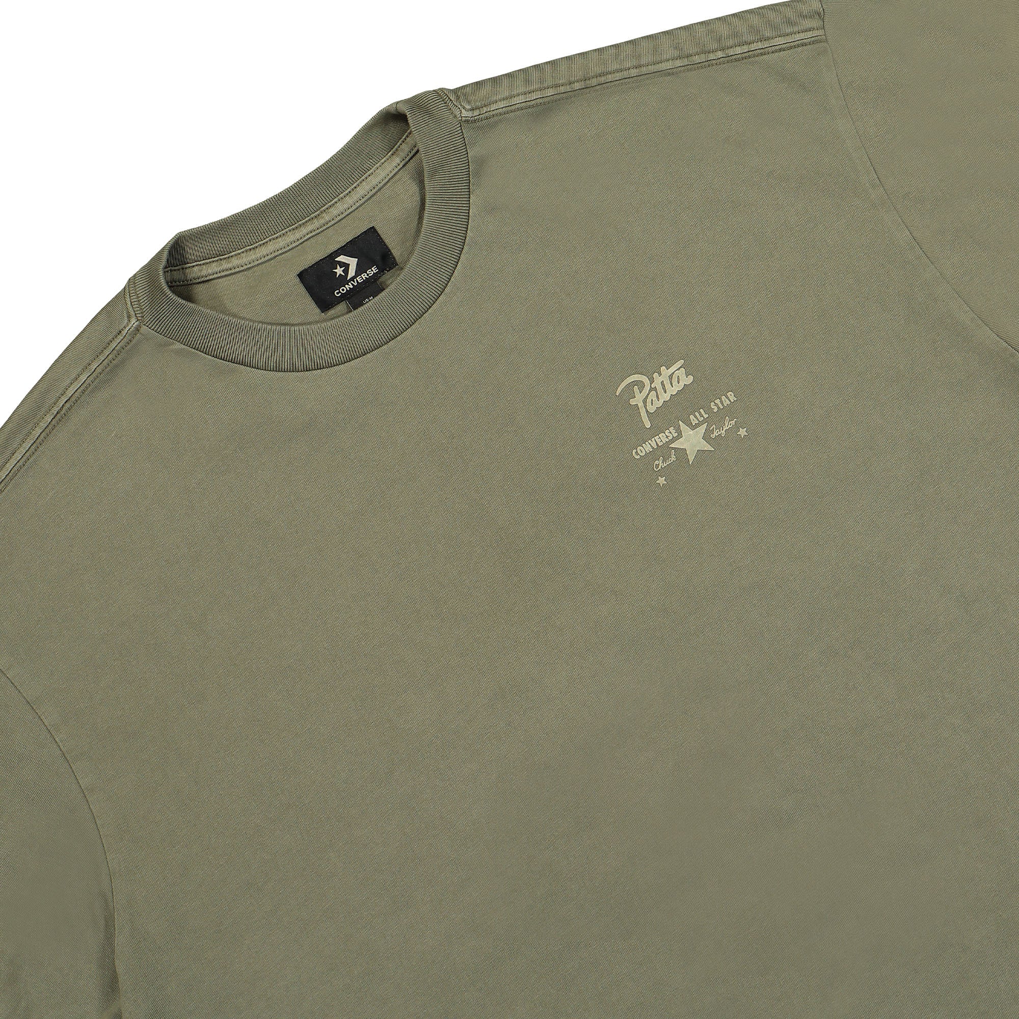 Converse Patta x Converse Four-Leaf Clover SS Tee Burnt Olive T-Shirts Material | Overkill
