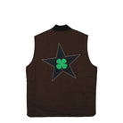 Converse Patta x Converse Four-Leaf Clover Utility Reversible Padded Vest Java / Burnt Olive Vests Close-up | Overkill