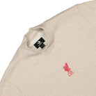 Converse Liverpool FC x Converse Crewneck Sweater Oat Milk Heather Sweatshirts Close-up | Overkill