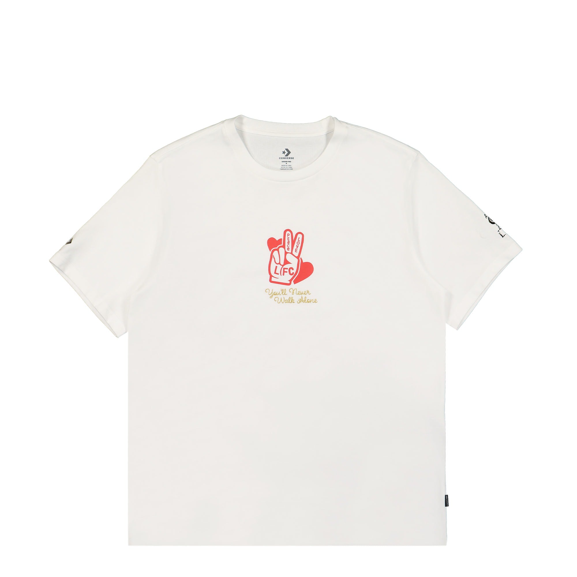 Converse Liverpool FC x Converse Tee Optical White T-Shirts 10025725-A01 | Overkill
