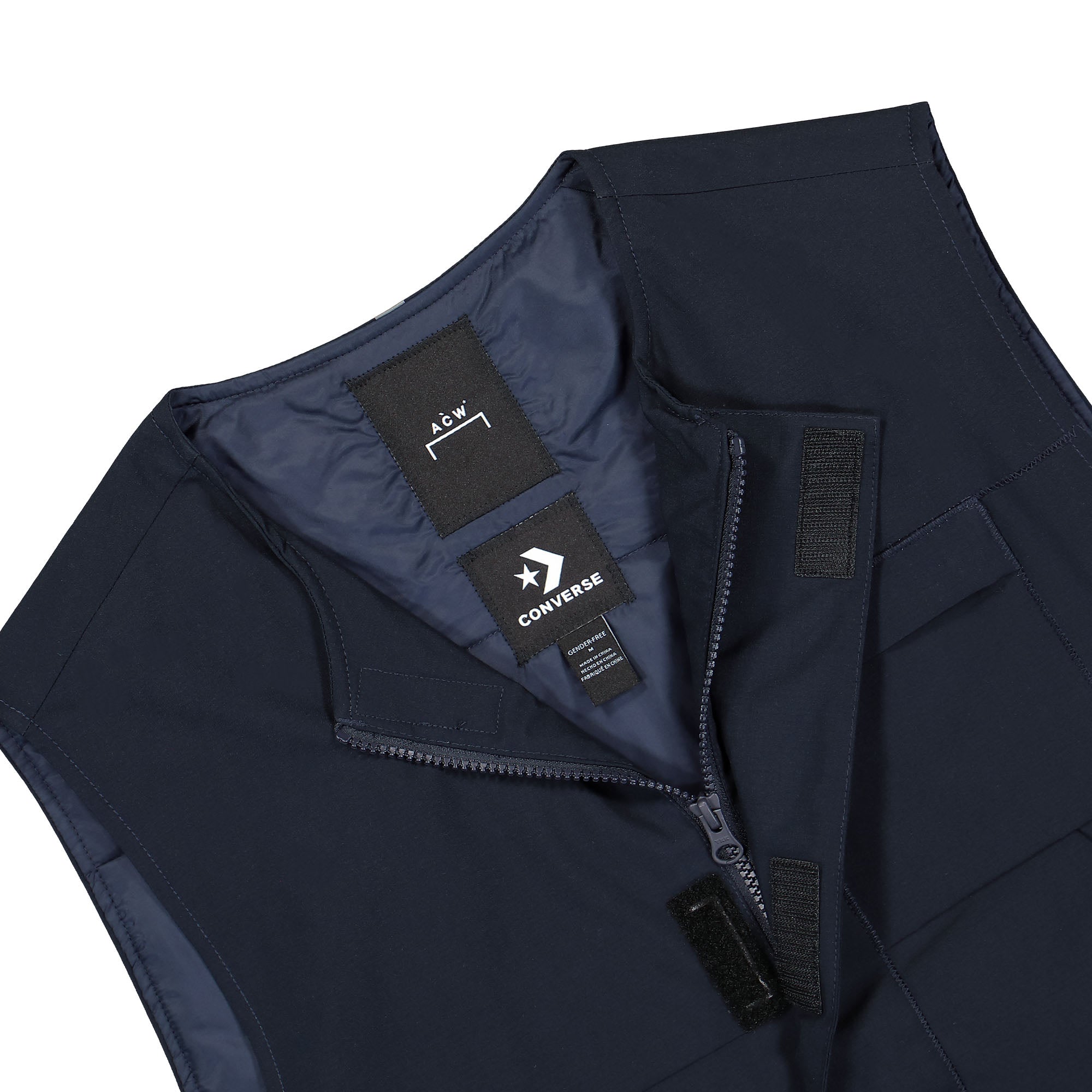 Converse A Cold Wall x Converse Light Gilet Vest Navy Vests Close-up | Overkill
