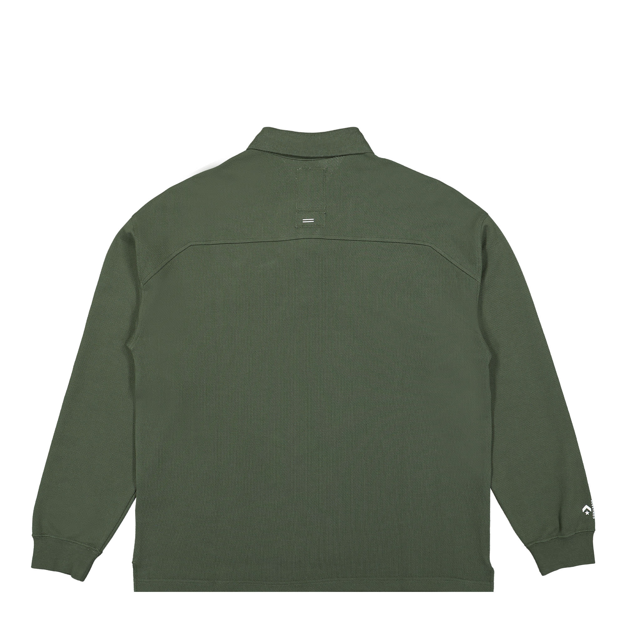 Converse A Cold Wall x Converse Long Sleeve Polo Dark Pine Green Longsleeves Material | Overkill