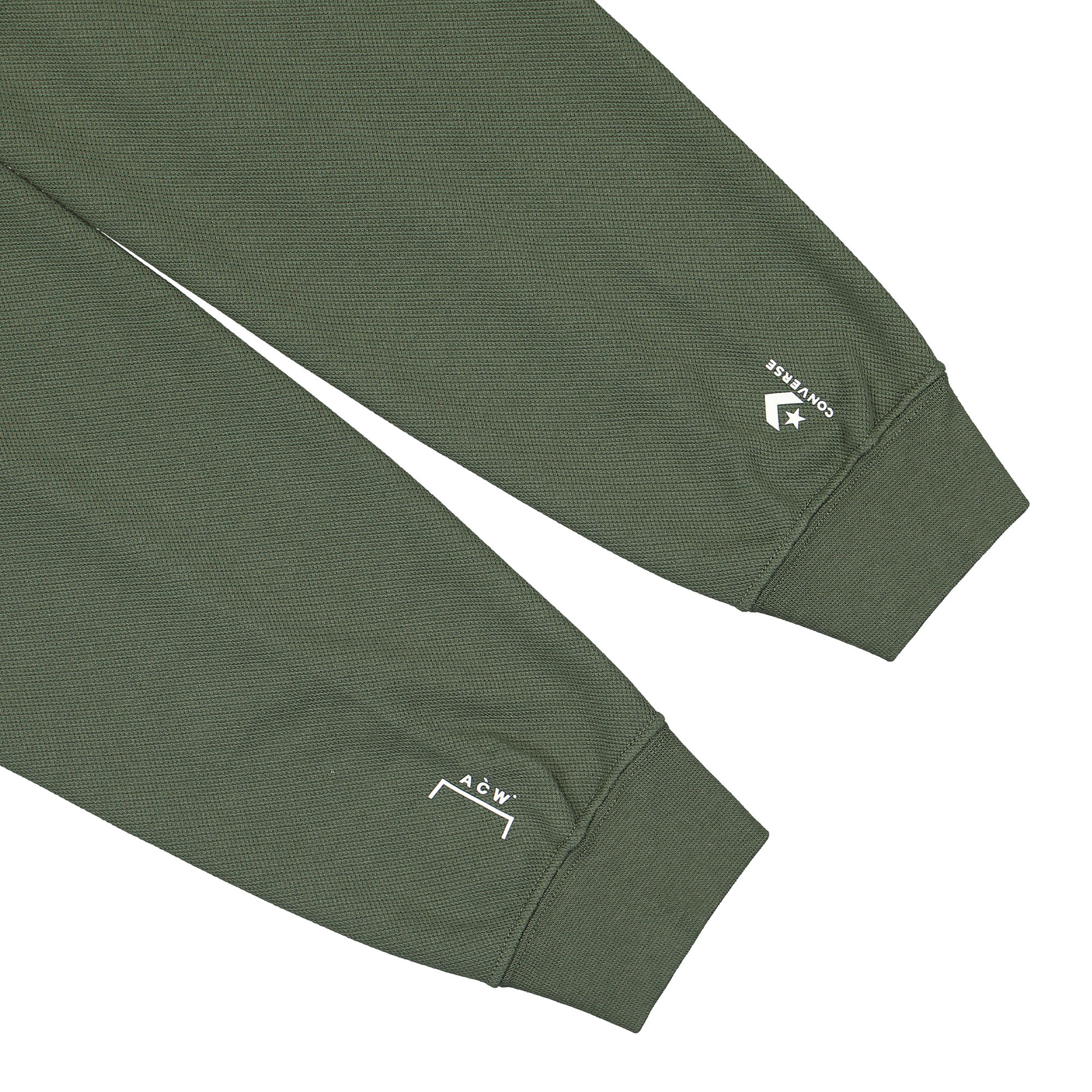 Converse A Cold Wall x Converse Long Sleeve Polo Dark Pine Green Longsleeves Detailfoto | Overkill
