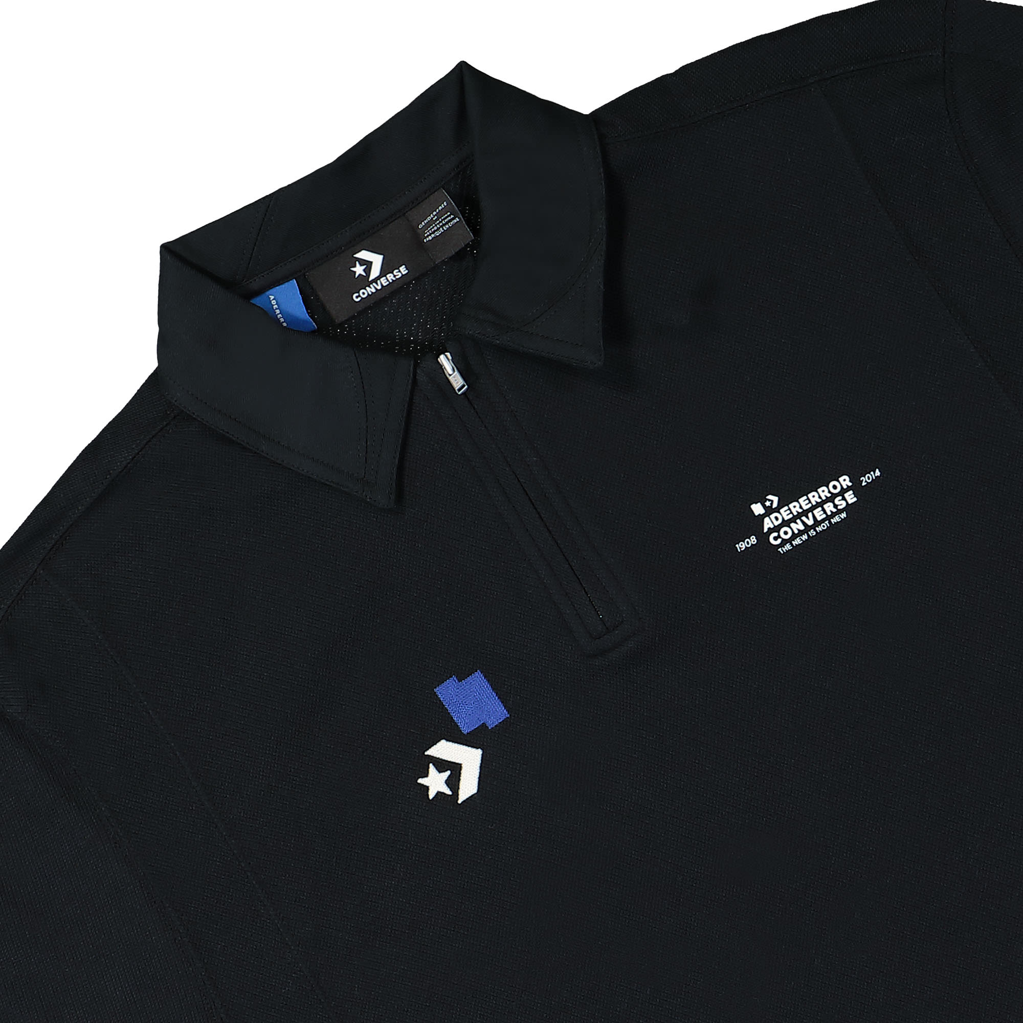 Converse Ader Error x Converse Shapes Polo Converse Black Polo Shirts Close-up | Overkill