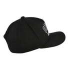 Obey Records 5 Panel Snapback Black Caps Close-up | Overkill