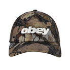 Obey Delta 5 Panel Snapback Fence Camo Multi Basecap 100490146 Detail View 1 | Overkill
