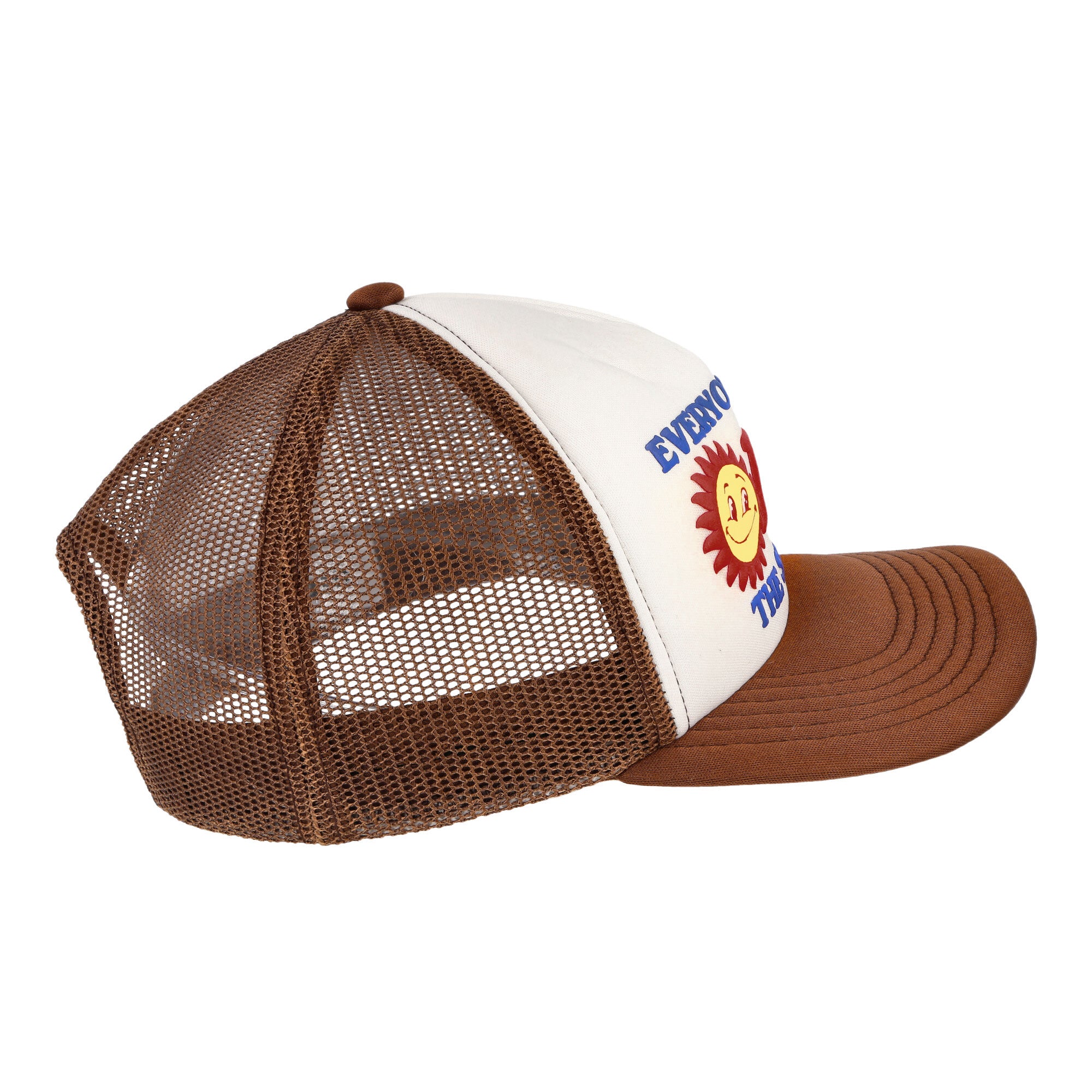 Obey Obey Sunshine Foam Trucker Cap Brown Multi Caps Close-up | Overkill