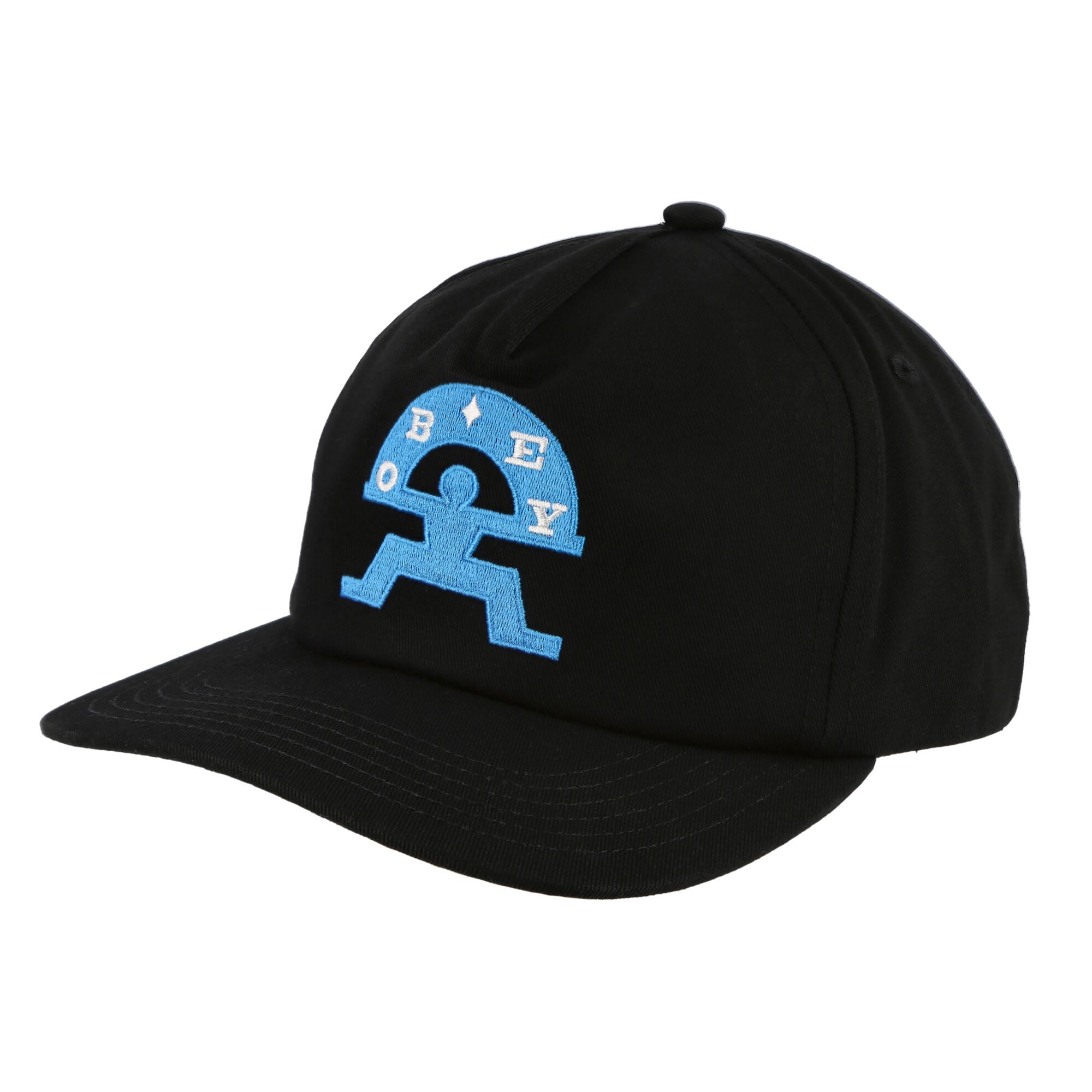 Obey Dance 5 Panel Snapback Black Caps 100490106 / Black | Overkill