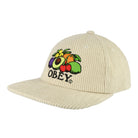 Obey Fruits 6 Panel Snapback Unbleached Caps 100580337 / Unbleached | Overkill