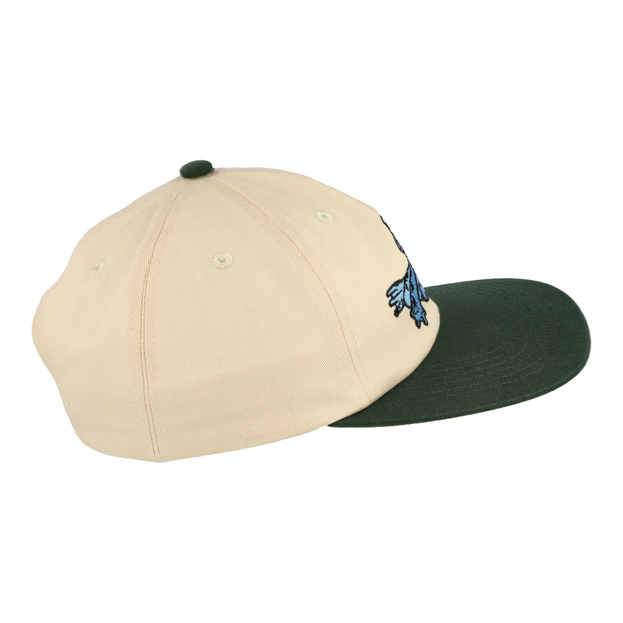 Obey Trip 6 Panel Snapback Unbleached Multi Caps Close-up | Overkill