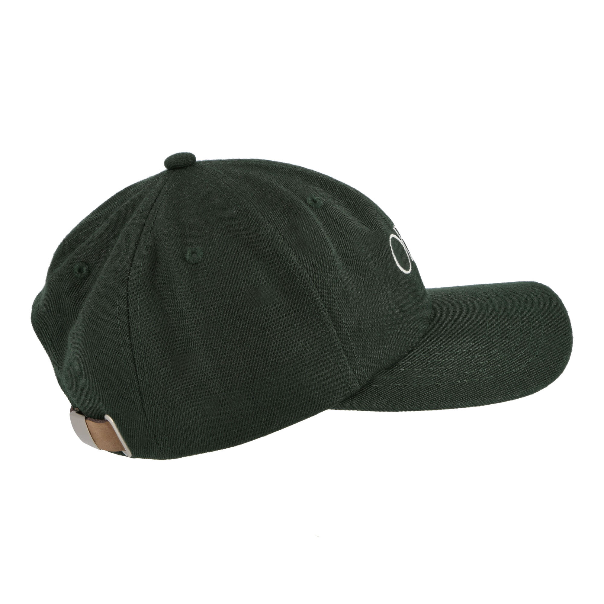 Obey Basque 6 Panel Strapback Dark Cedar Caps Close-up | Overkill