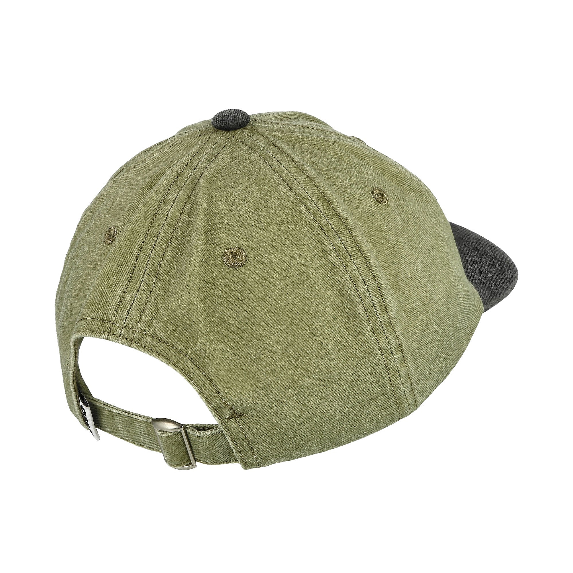 Obey Pigment 2 Tone Lowercase 6 Panel Cap Pigment Khaki Multi Caps Detail view 1 | Overkill
