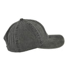 Obey Pigment Lowercase 6 Panel Strapback Pigment Black Caps Close-up | Overkill