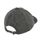 Obey Pigment Lowercase 6 Panel Strapback Pigment Black Caps Detail view 1 | Overkill