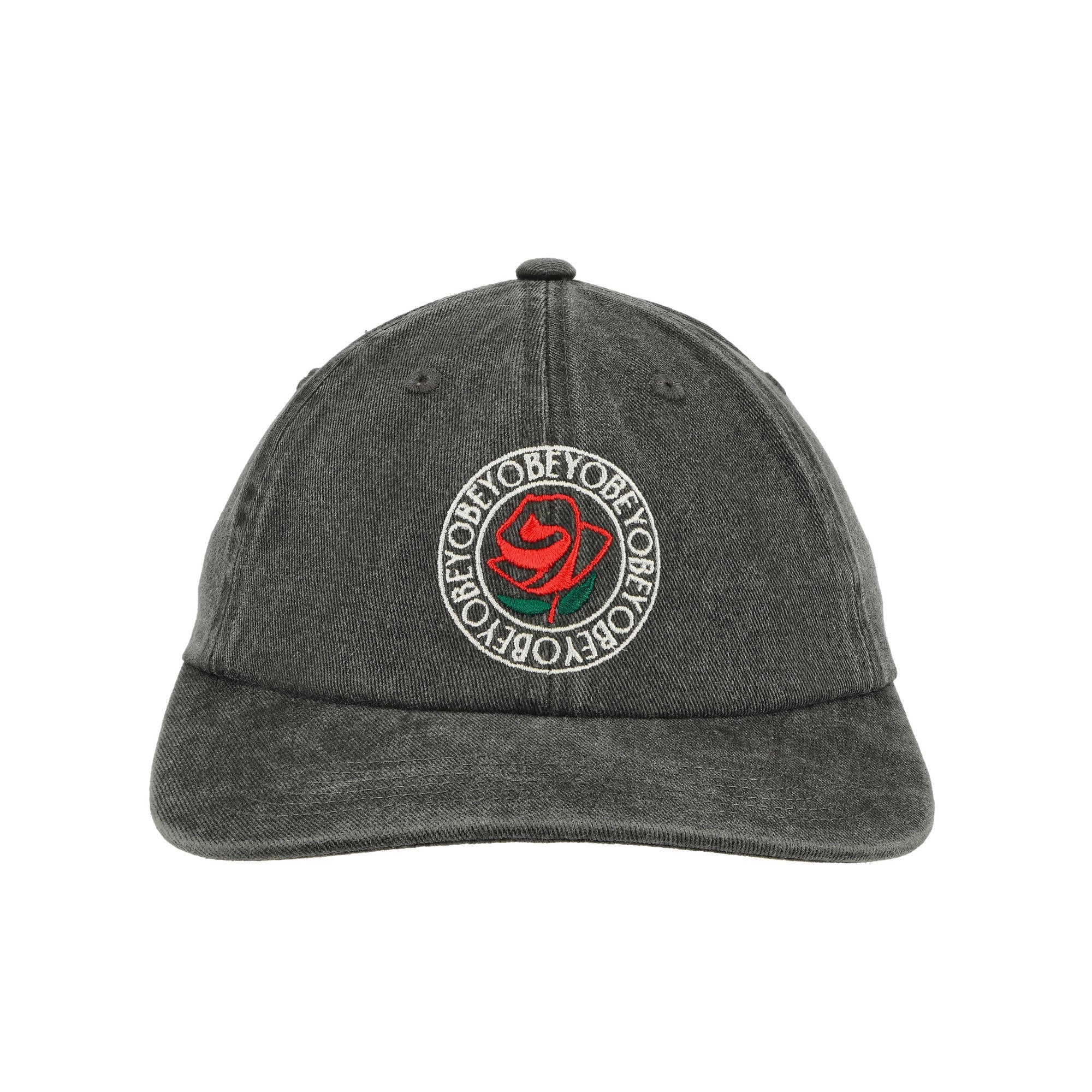 Obey Pigment Studio 6 Panel Snapback Cap Pigment Black Caps Detailfoto | Overkill