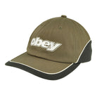 Obey Rewind 6 Panel Velcro Back Olive Multi Caps 100580430 / Olive Multi | Overkill

