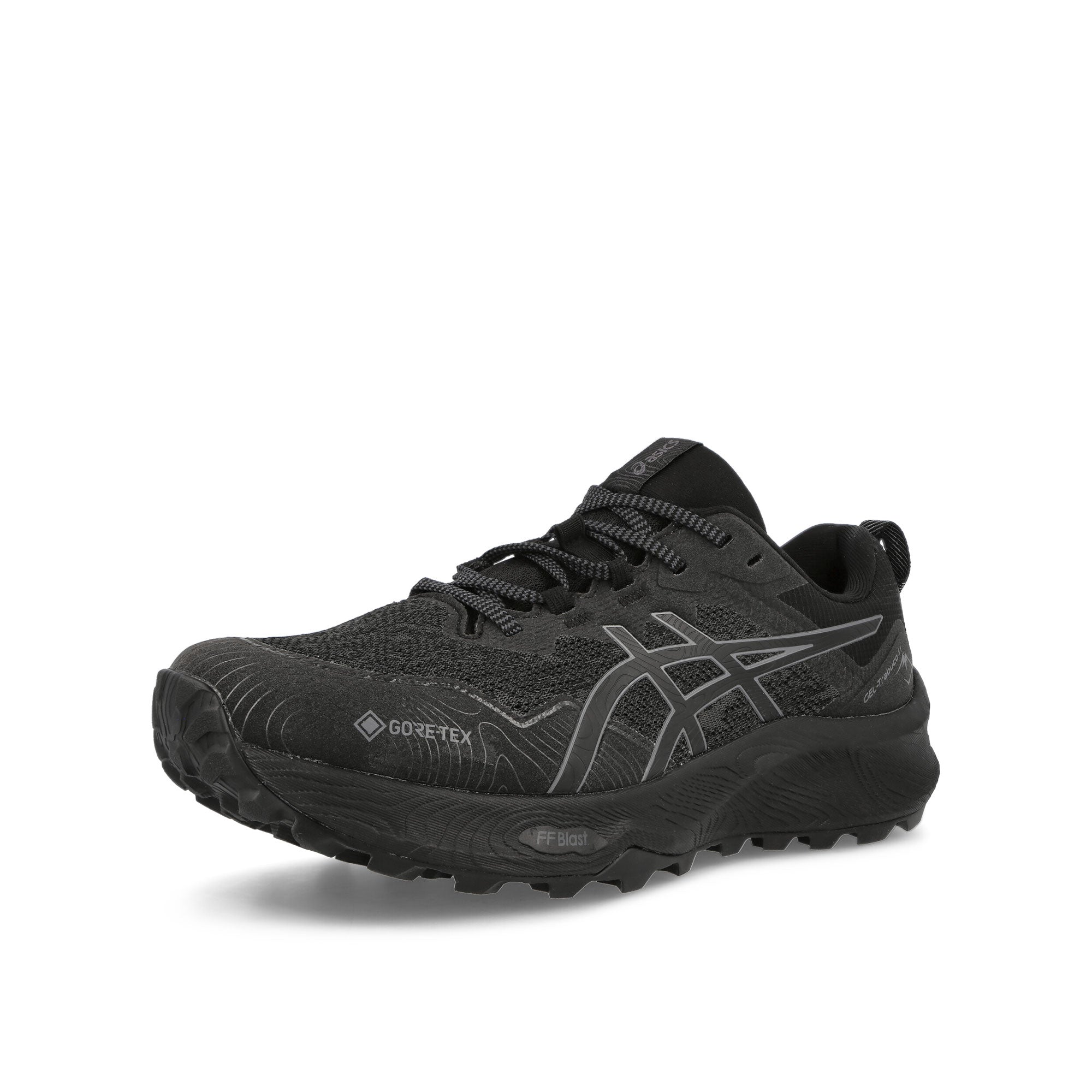 Asics Gel-Trabuco 11 GTX Black / Carrier Grey Low Top Sneakers  Close Up | Overkill