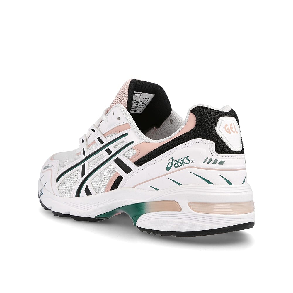 Asics gel-1090 White-Black Low Top Sneakers  Material | Overkill