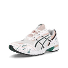 Asics gel-1090 White-Black Low Top Sneakers  Close Up | Overkill