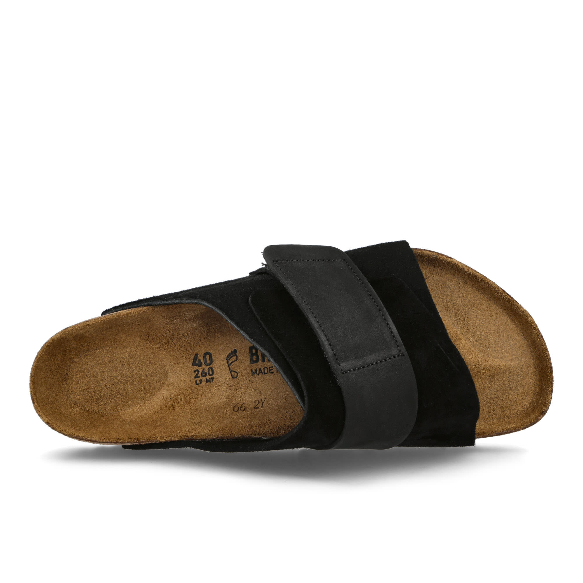 Birkenstock Kyoto Black Slides, Sandals & Slippers  Detailfoto | Overkill