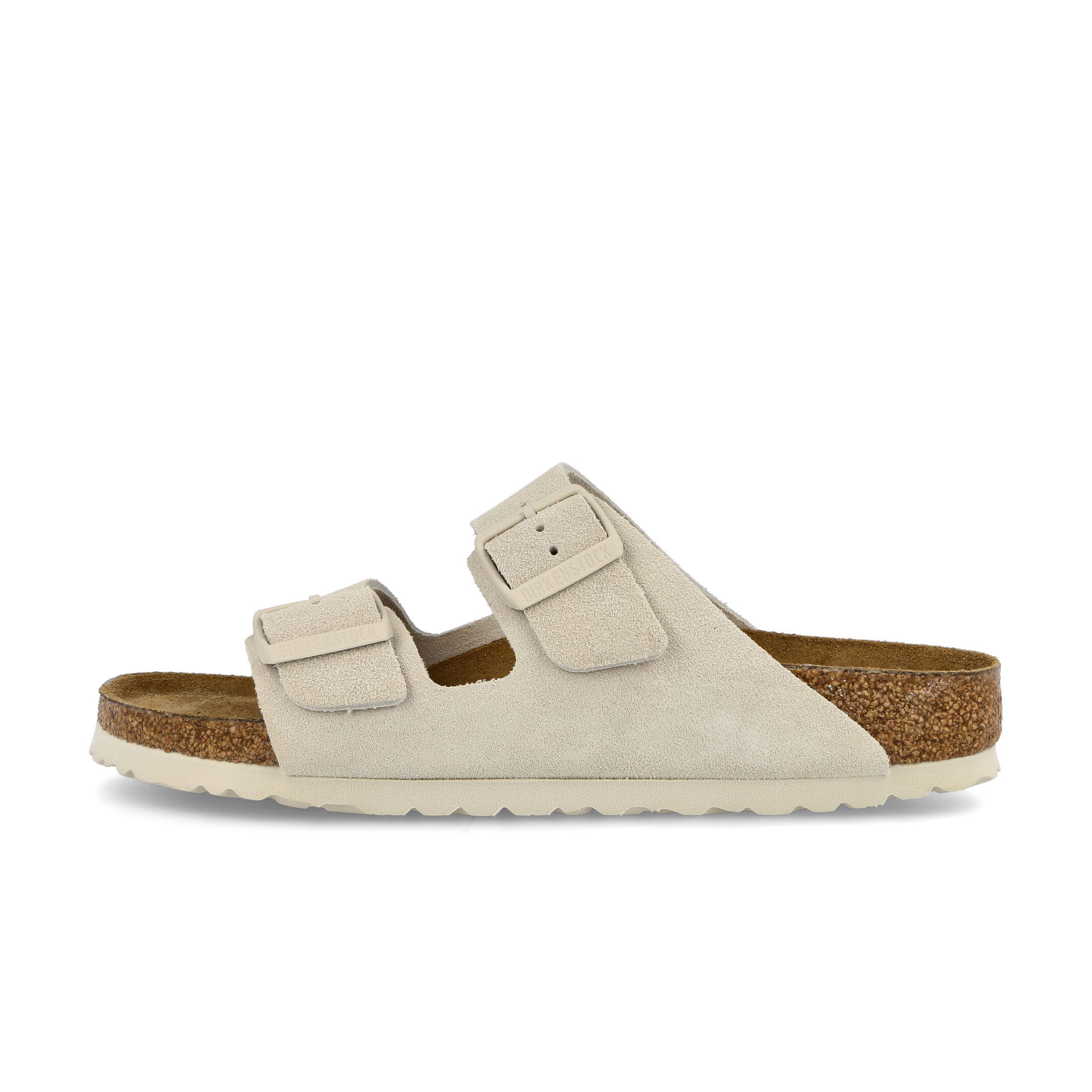 Birkenstock Arizona BS Modern Suede Antique White Slides, Sandals & Slippers 1024516 | Overkill