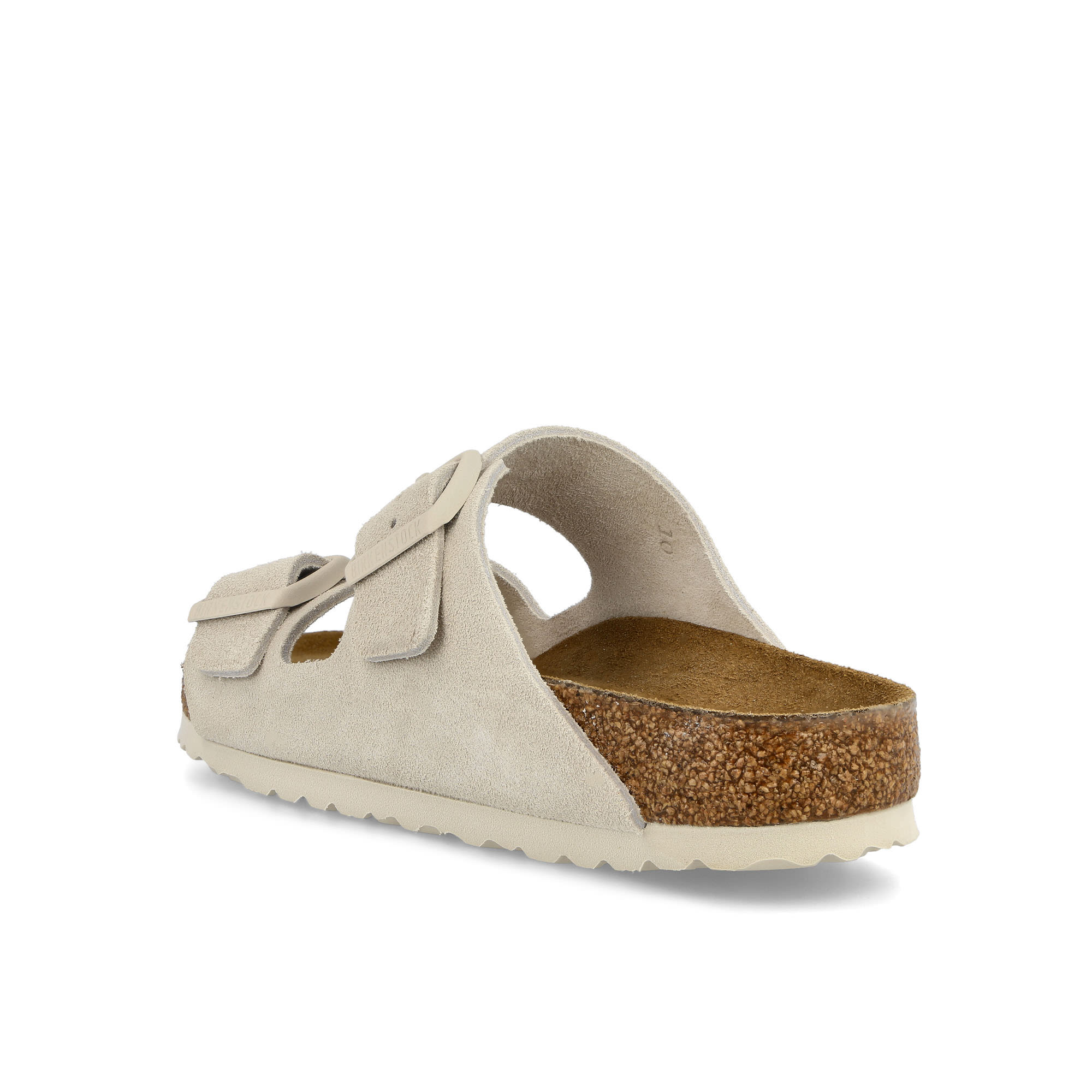 Birkenstock Arizona BS Modern Suede Antique White Slides, Sandals & Slippers  Material | Overkill