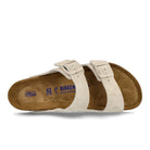 Birkenstock Arizona BS Modern Suede Antique White Slides, Sandals & Slippers  Detailfoto | Overkill