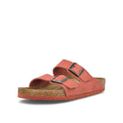 Birkenstock Arizona BS Corduroy Sienna Red Slides, Sandals & Slippers  Close Up | Overkill