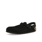 Birkenstock Tokio II Suede Black Slides, Sandals & Slippers  Close Up | Overkill