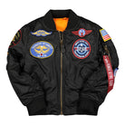 Alpha Industries MA-1 Patch Youth Jacket Black Bomber & Varsity Jackets 103712 / 03 | Overkill