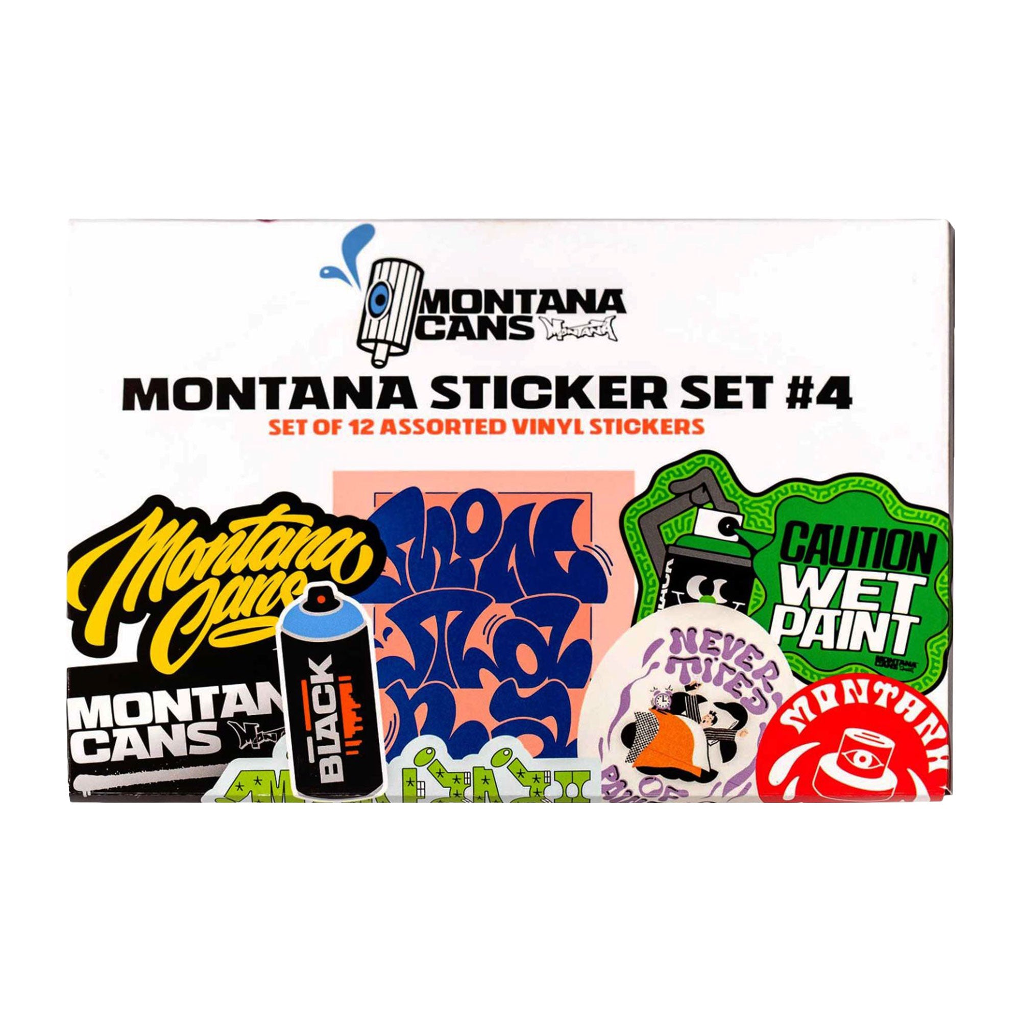 Montana Sticker Set #4 Multicolored Stickers 105330 | Overkill
