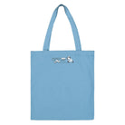 Montana Burglar by 45RPM Cotton Bag Denim Blue Tote Bag 105342 Close-up | Overkill
