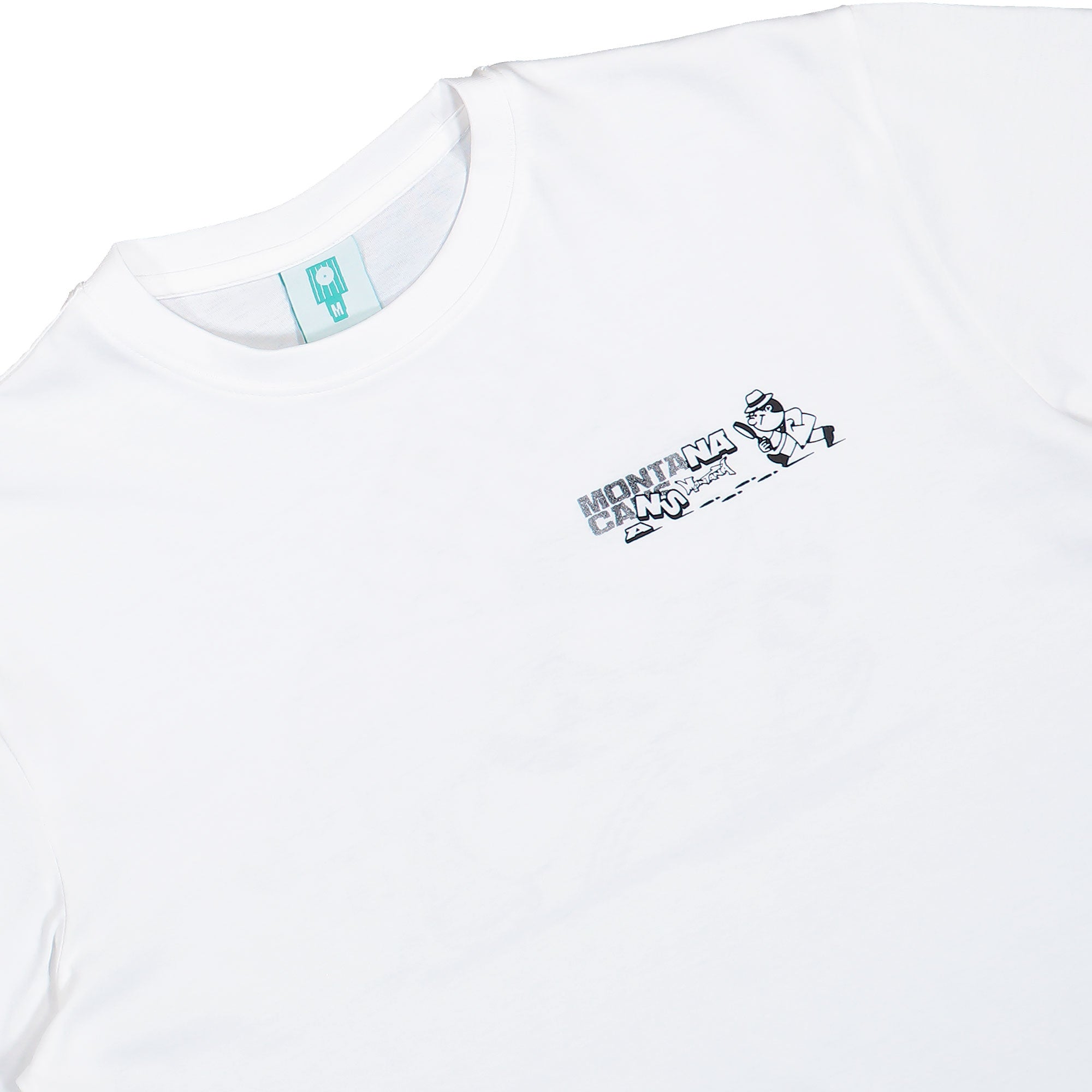 Montana Burglar by 45RPM T-Shirt White T-Shirt 117007 Close-up | Overkill
