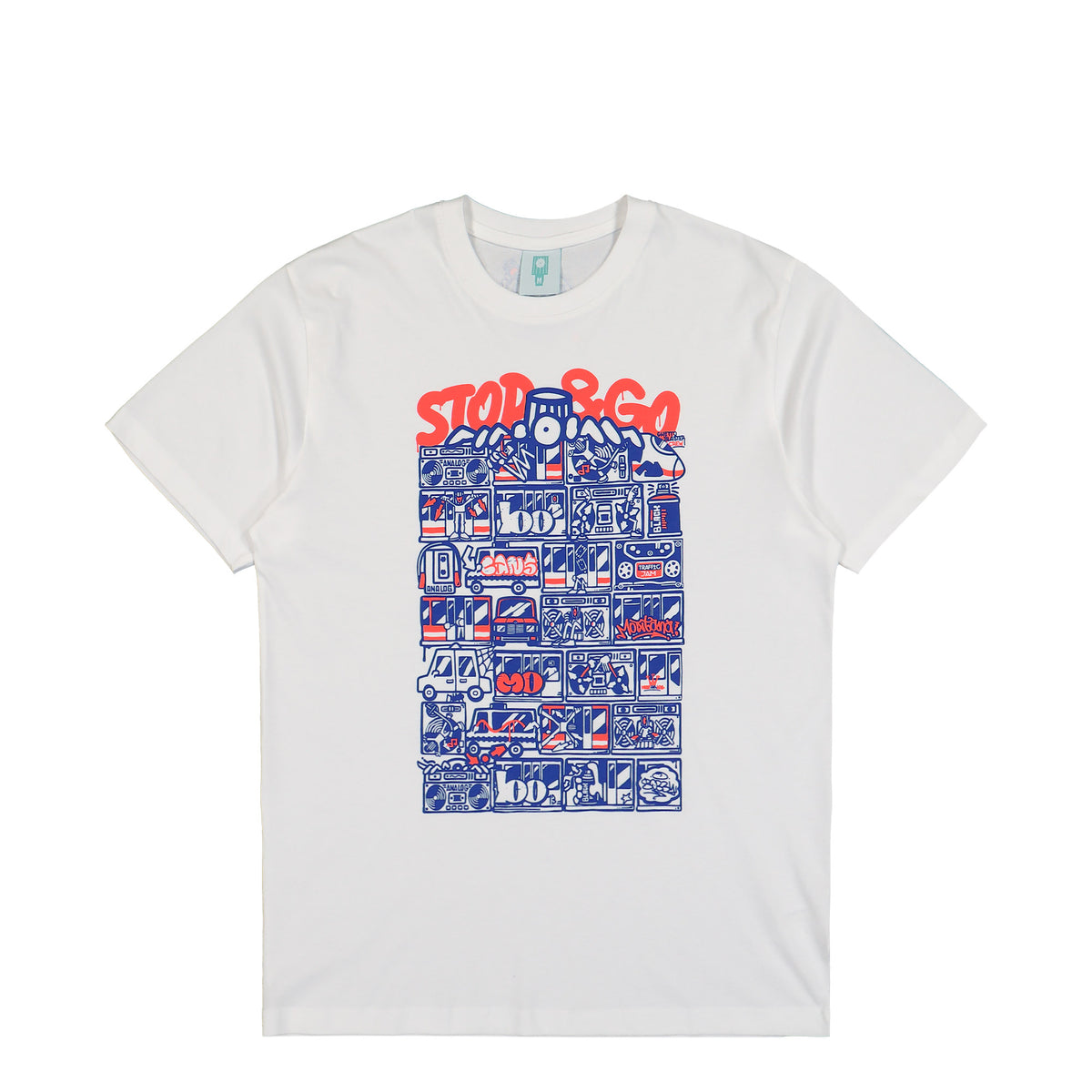 Montana Traffic Jam by Bobby Analog T-Shirt White T-Shirt 117853 | Overkill
