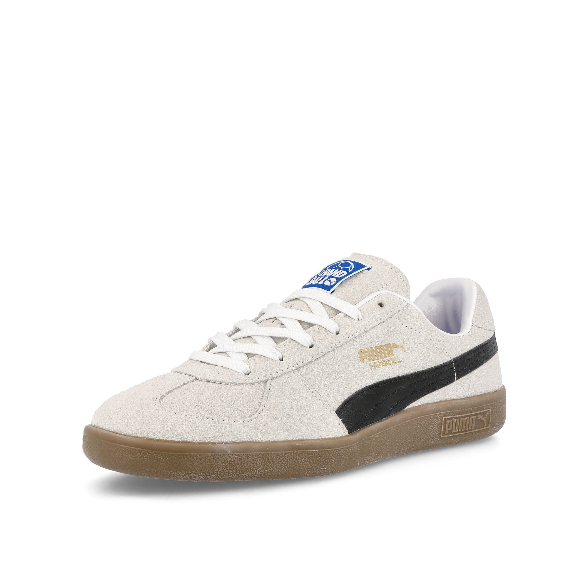 Puma Handball Puma White - Puma Black - Gum Low Top Sneakers  Close Up | Overkill