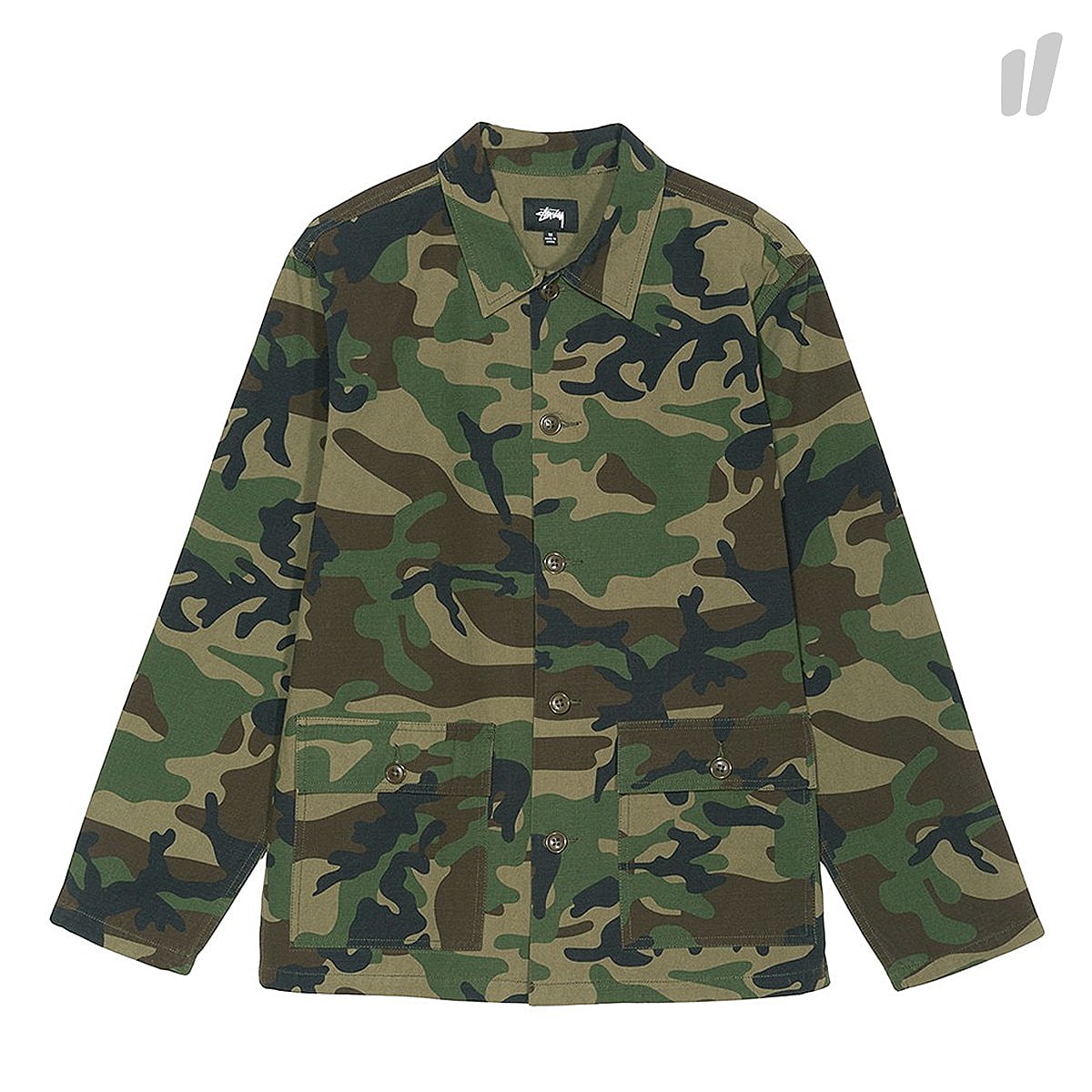 Stussy Military Longsleeve Shirt Camo Longsleeves 1110010 / 1431 | Overkill