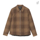 Stussy Zip Up Plaid Longsleeve Shirt Brown Longsleeves 1110016 / 1001 | Overkill