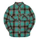 Stussy Ace Plaid Longsleeve Shirt Teal Shirts 1110061 / 0872 | Overkill