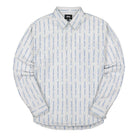 Stussy Jacquard Logo Stripe Shirt White Shirts 1140196 / 0801 | Overkill