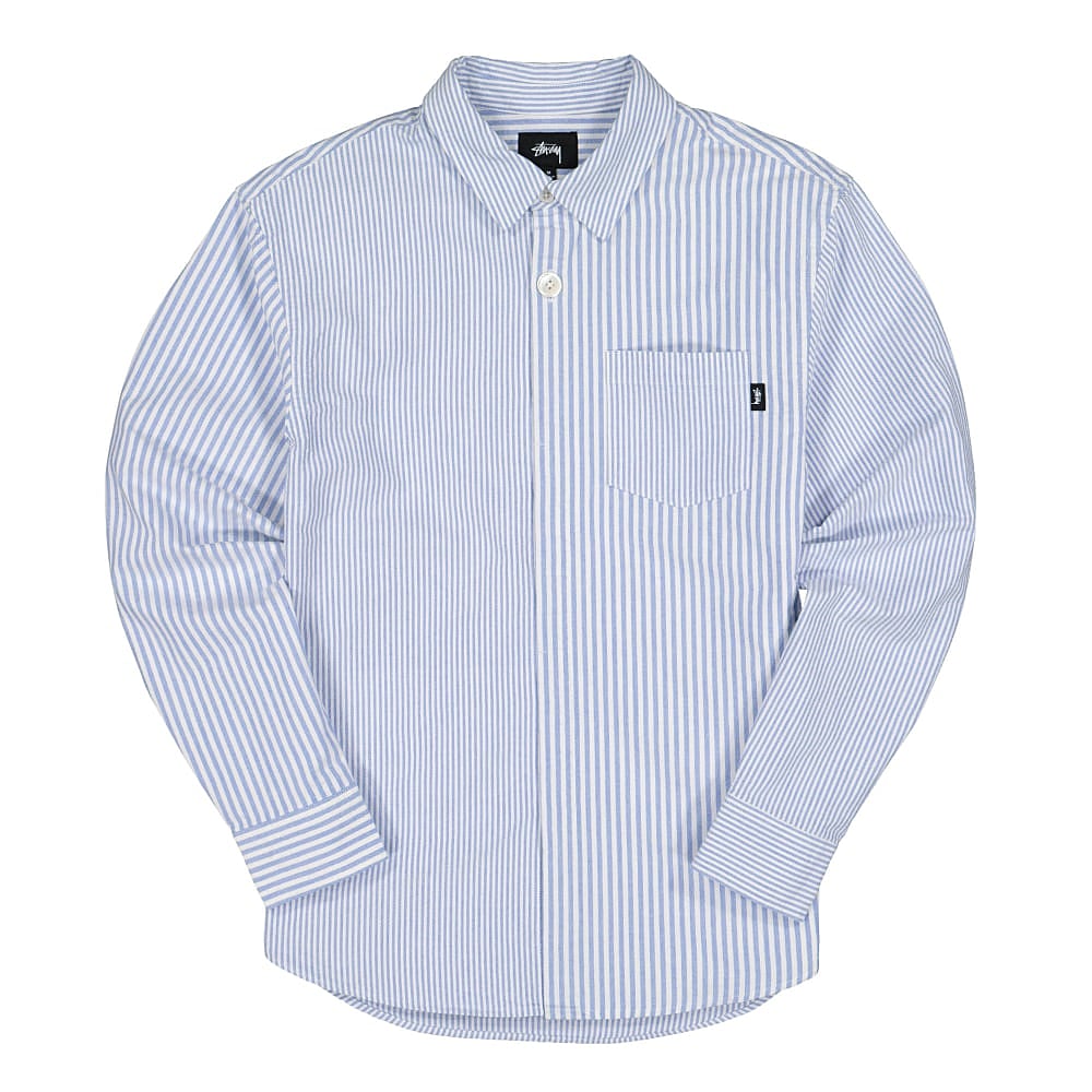 Stussy Big Button Oxford Longsleeve Shirt 1110111 / 0801 | OVERKILL