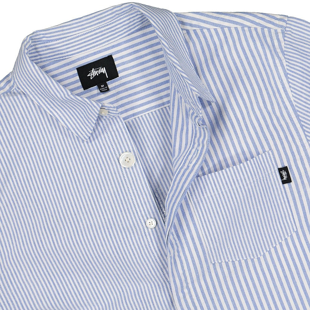 Stussy Big Button Oxford Longsleeve Shirt 1110111 / 0801 | OVERKILL