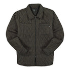 Stussy Mini Check Quilted Zip Shirt Black Jackets 1110140 /0001 | Overkill