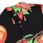 Stussy Peach Pattern Shirt Black Shirts Close-up | Overkill